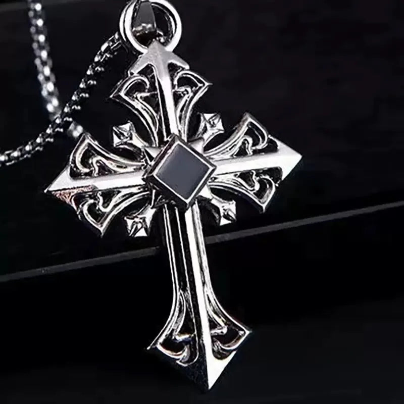 PENDRA Hollowforge Patterned Stainless Steel Pendant