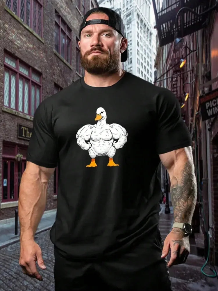 Summer Daily Casual Men's Gradient Short-sleeved Top Outdoor Sports Men's T-shirt Street Fashion T-shirt Letter-printed Mens Top