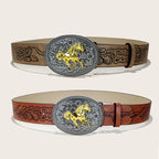 PENDRA Fayeine Leather Western Luxury Belt