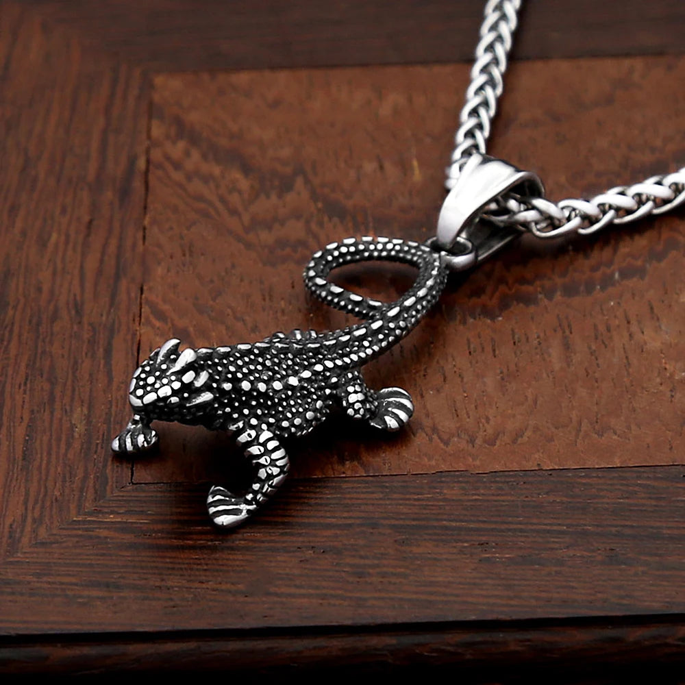 PENDRA Lizardcraft Punk Lizard Pendant Necklace