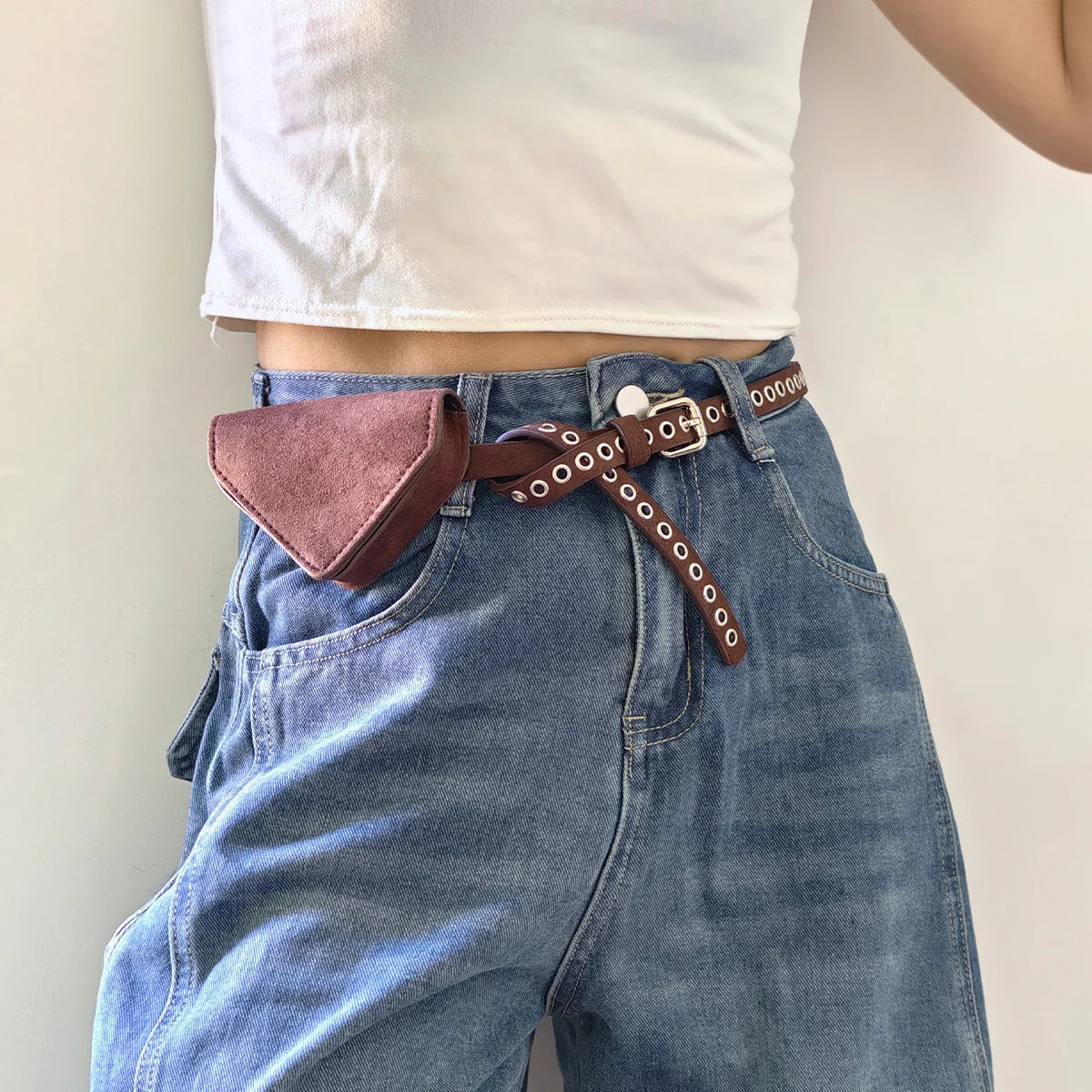 PENDRA Norara Leather Gothic Belt Bag