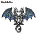 PENDRA Mystic Dragon Rhinestone Brooch