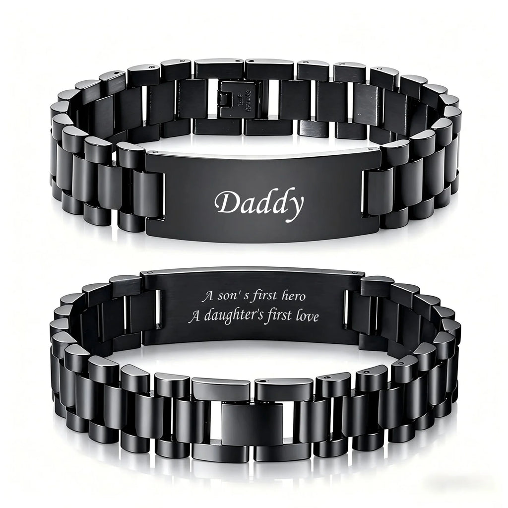 PENDRA Engraved Touching Bracelet