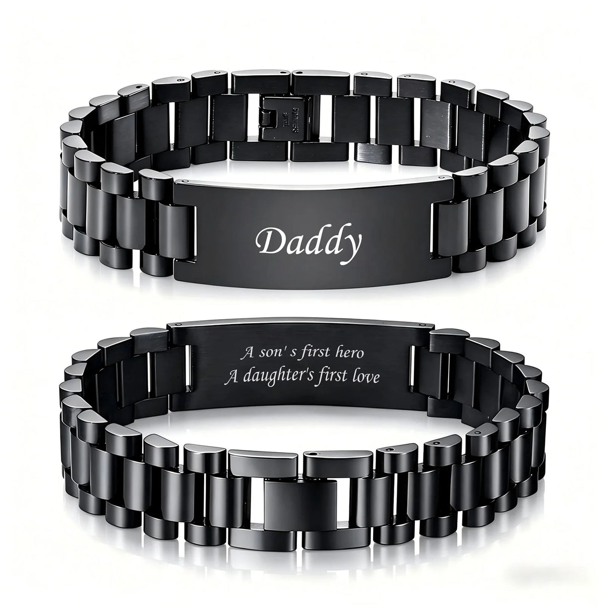 PENDRA Engraved Touching Bracelet