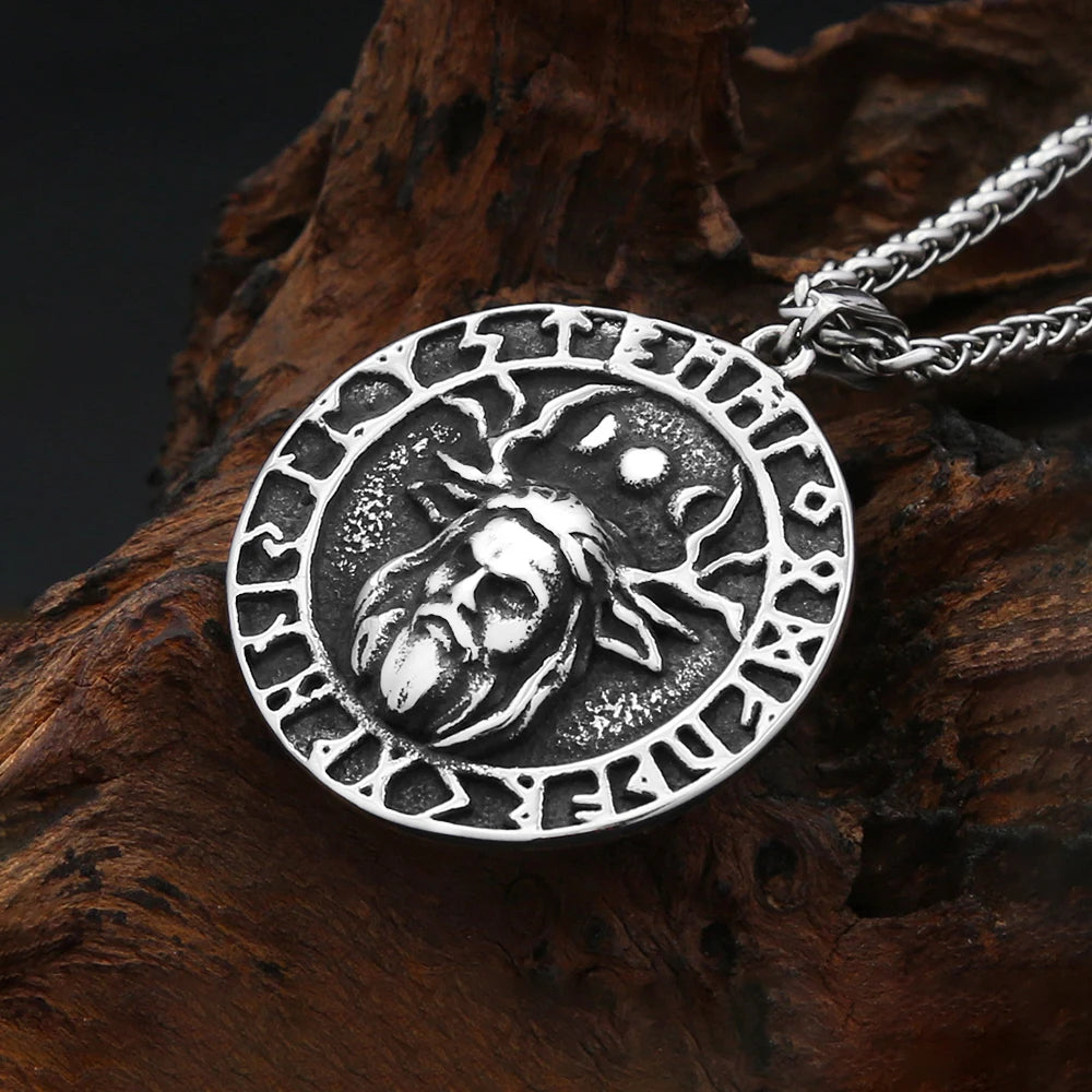 PENDRA Cernunnos Celtic Deer Horn God Pendant