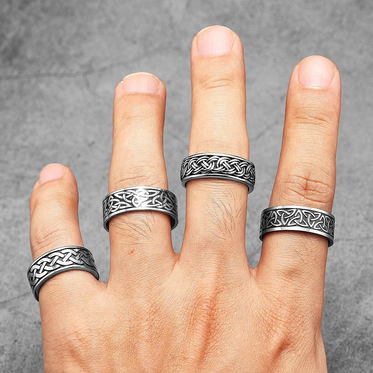 PENDRA Viking Celtic Knot Ring