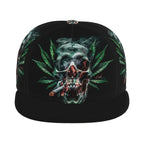 PENDRA Snapback Skull Leaf Baseball Cap