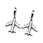 Aircraft Plane Airplane Earrings For Women Men Stainless Steel Silver Color Simple Cute Fashion Charm Dangle Ear Jewelry Gifts