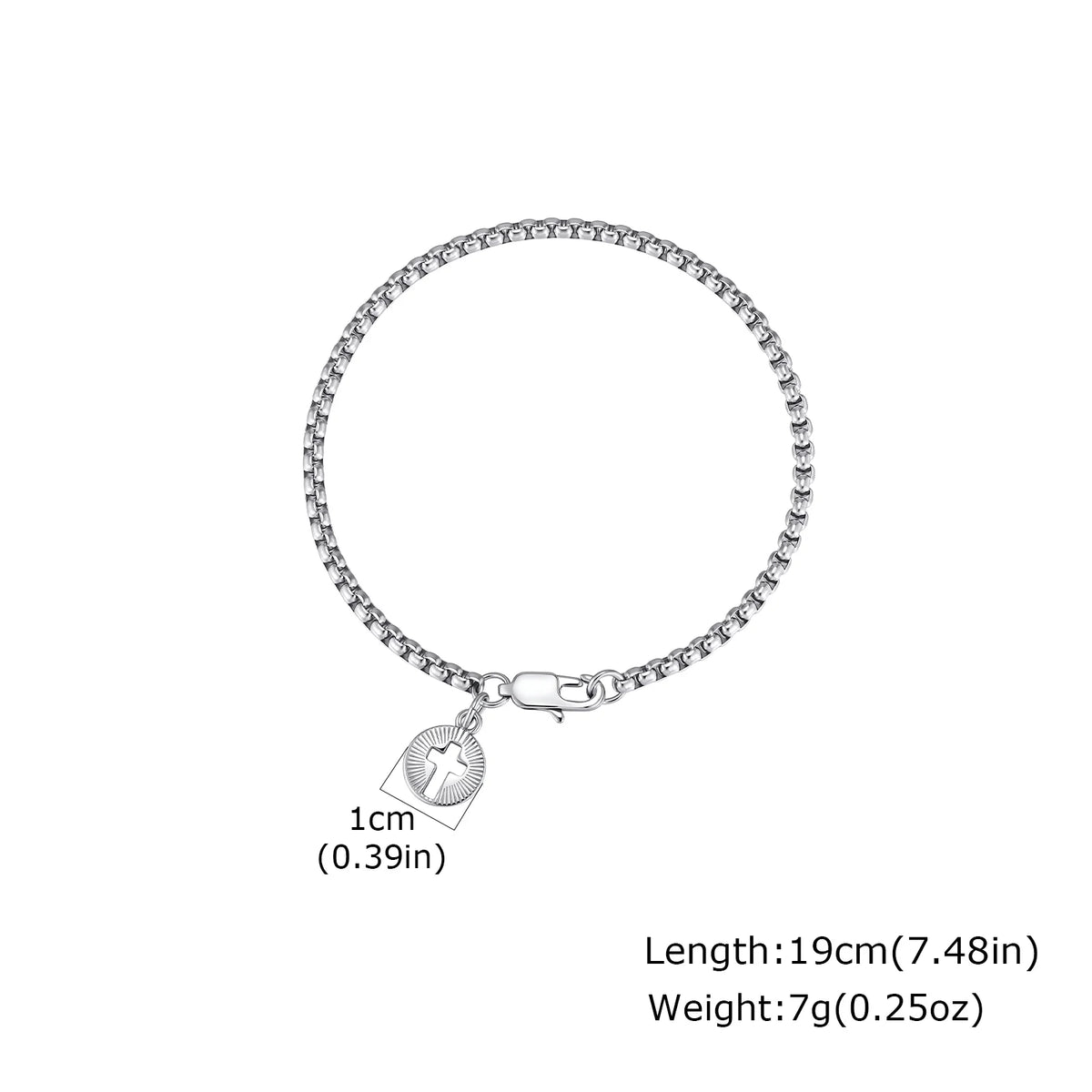 PENDRA Cross Charm Bracelet