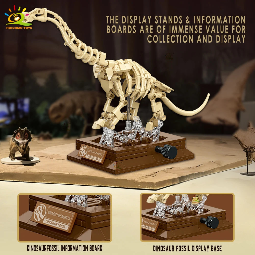 PENDRA Dinosaur Skeleton Fossil Building Set