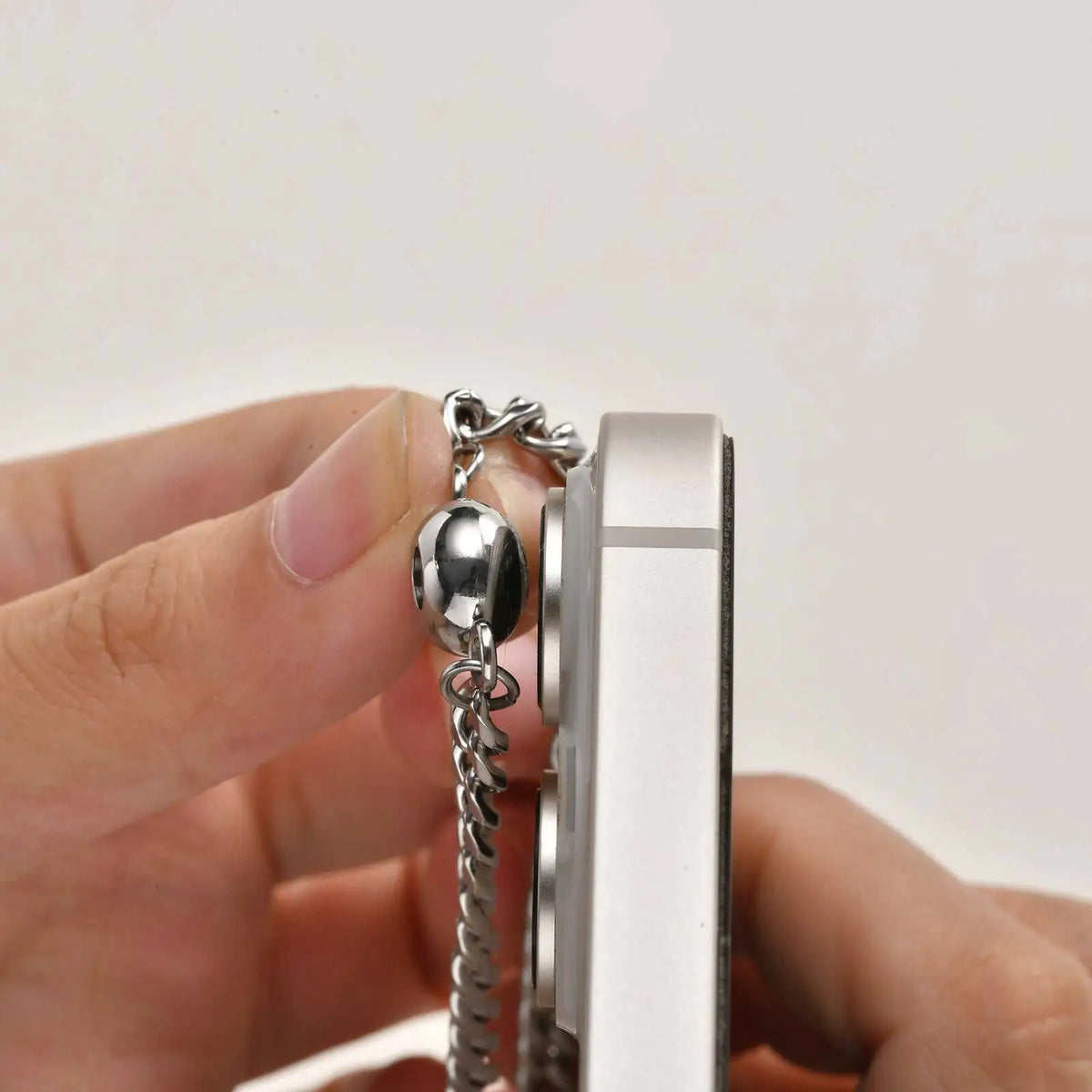 Customized Projection Stone Necklace for Men,Stainless Steel Cuban Chain Collars,Anniversary's Day Gift