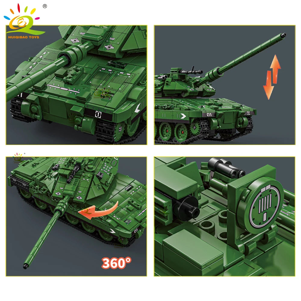 PENDRA Military Tank Army Building Set