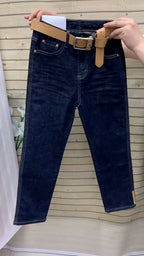 PENDRA Flannel Drape High Waist Wide Leg Pants