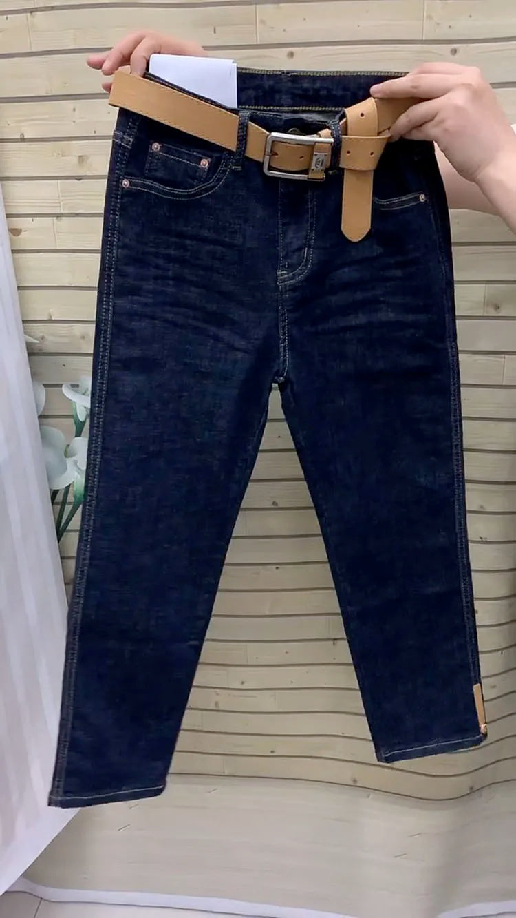PENDRA Flannel Drape High Waist Wide Leg Pants