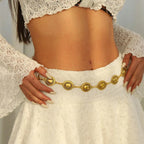 PENDRA Galais Metal Western Punk Waist Chain Belt