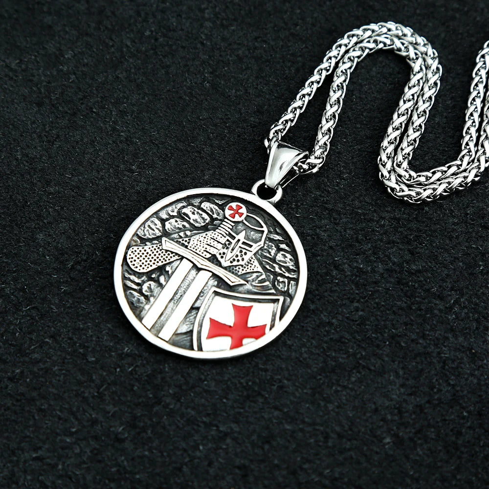 PENDRA Templarforge Knight Templar Cross Pendant
