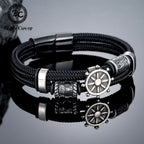 PENDRA Rune Steel Bracelet