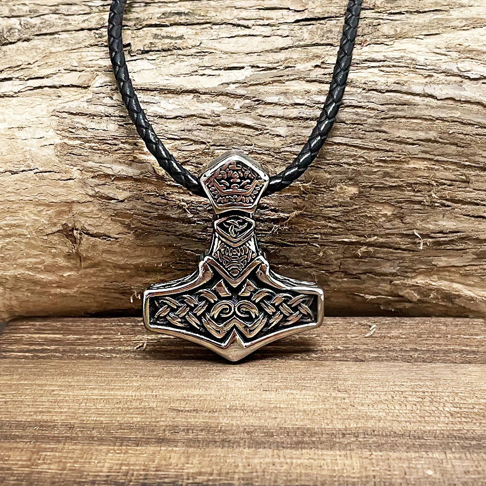 PENDRA Rune Vintage Hammer Necklace