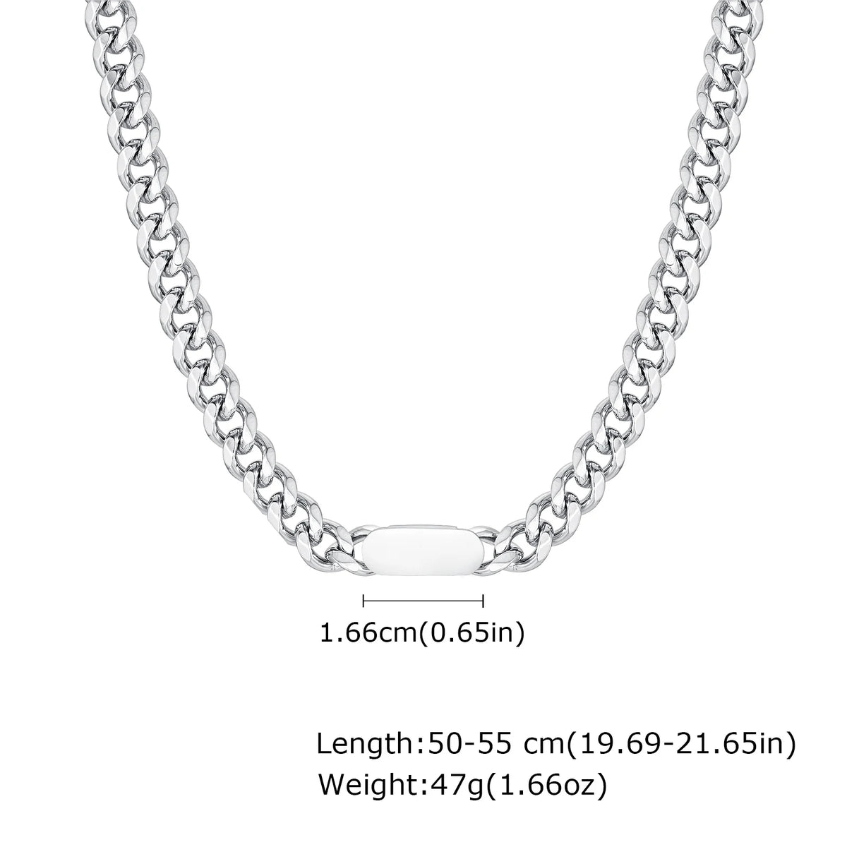 Mens Choker Necklace,Stainless Steel Cuban Link Chain Collar,Trendy Casual Hip Hop Jewelry Gifts for Boys