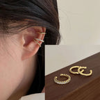 PENDRA Silver Tassel Ear Accessory