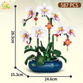 PENDRA Orchid Potted Floral Building Set