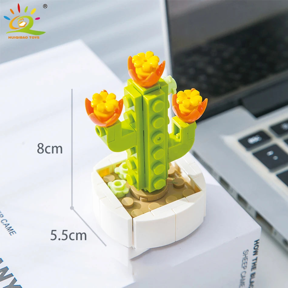 PENDRA Succulent Potted Floral Building Set