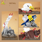 PENDRA HUIQIBAO1214PCS Eagle Falcon Building Set