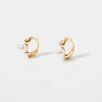 PENDRA Hoop Silver Gold Earrings