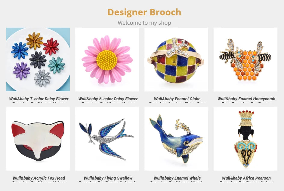 Wuli&baby Lovely Deer Brooches For Women Unisex 2-color Christmas New Year Brooch Pins Gifts
