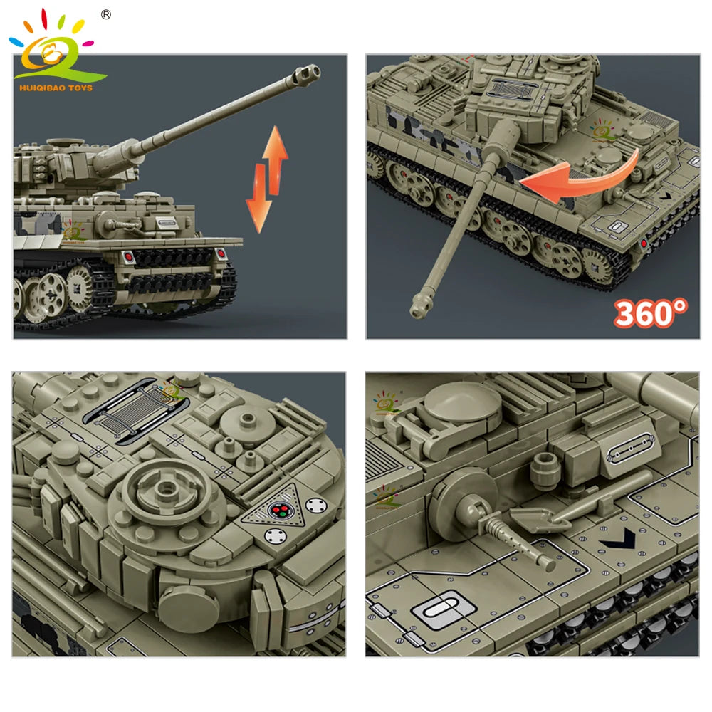 PENDRA Military Tank Army Building Set