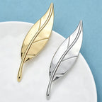 PENDRA Folia Alloy Leaf Brooch