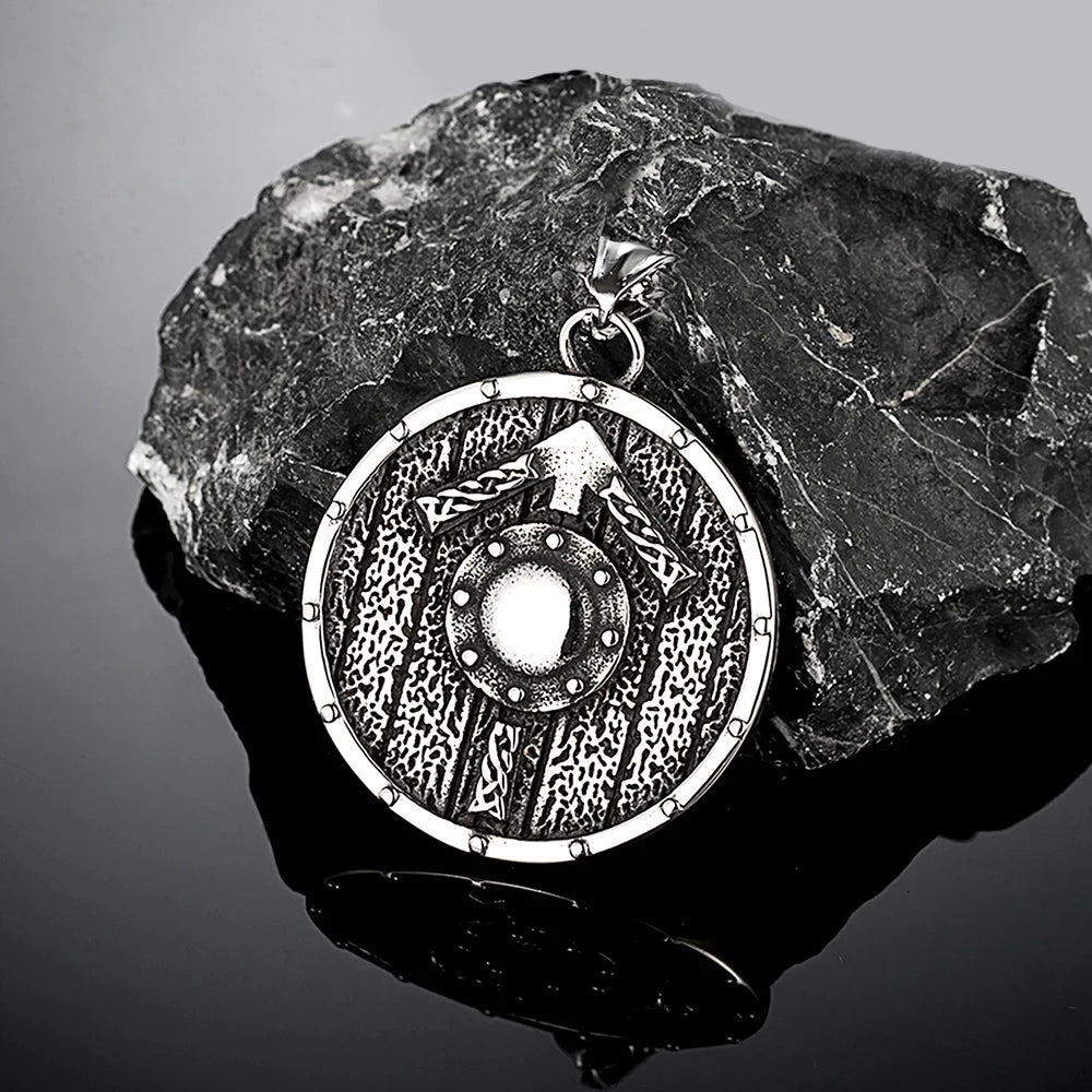 PENDRA Rune Compass Futhark Necklace