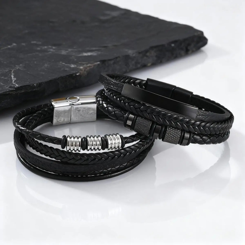 PENDRA Belorin Braided Leather Bracelet