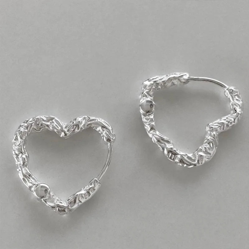 PENDRA Starfish 925 Sterling Silver Hoop Earrings