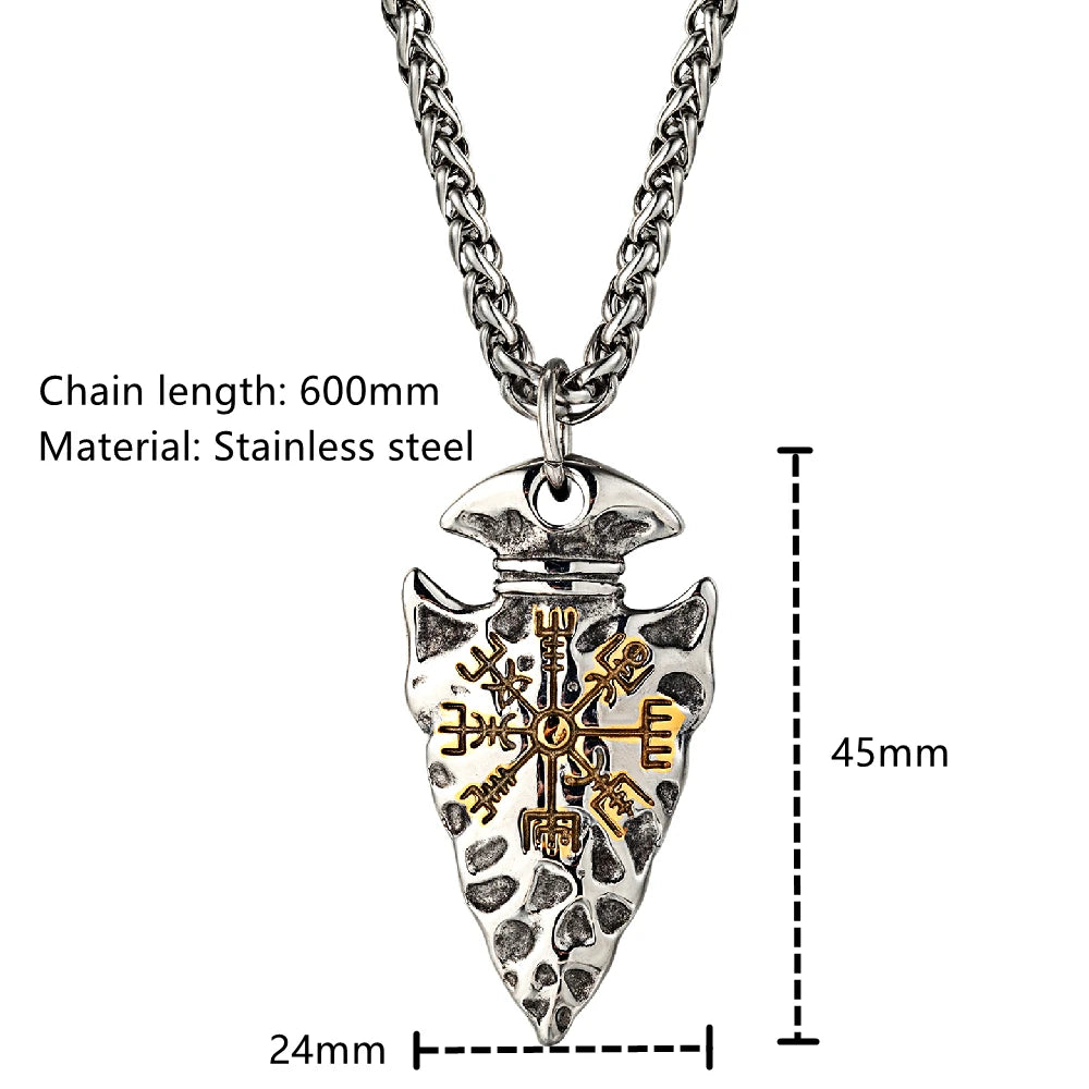PENDRA Compass Gold Necklace