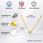 PENDRA Toggle Flat Chain Necklace