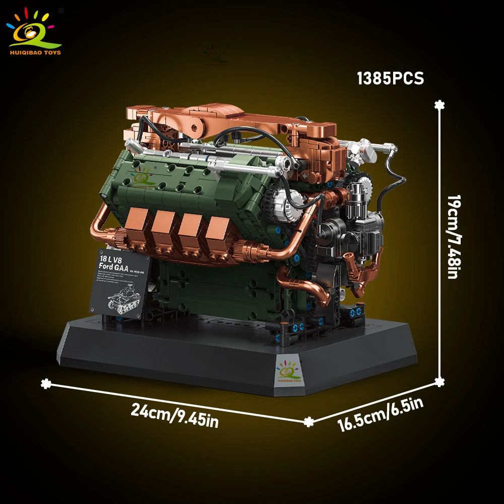 PENDRA V8 Tank Mechanical Building Set