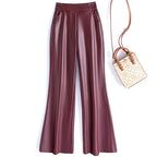 PENDRA Leather Elastic Waisted Pants