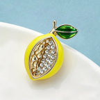 PENDRA Lemonelle Cute Enamel Lemon Brooch