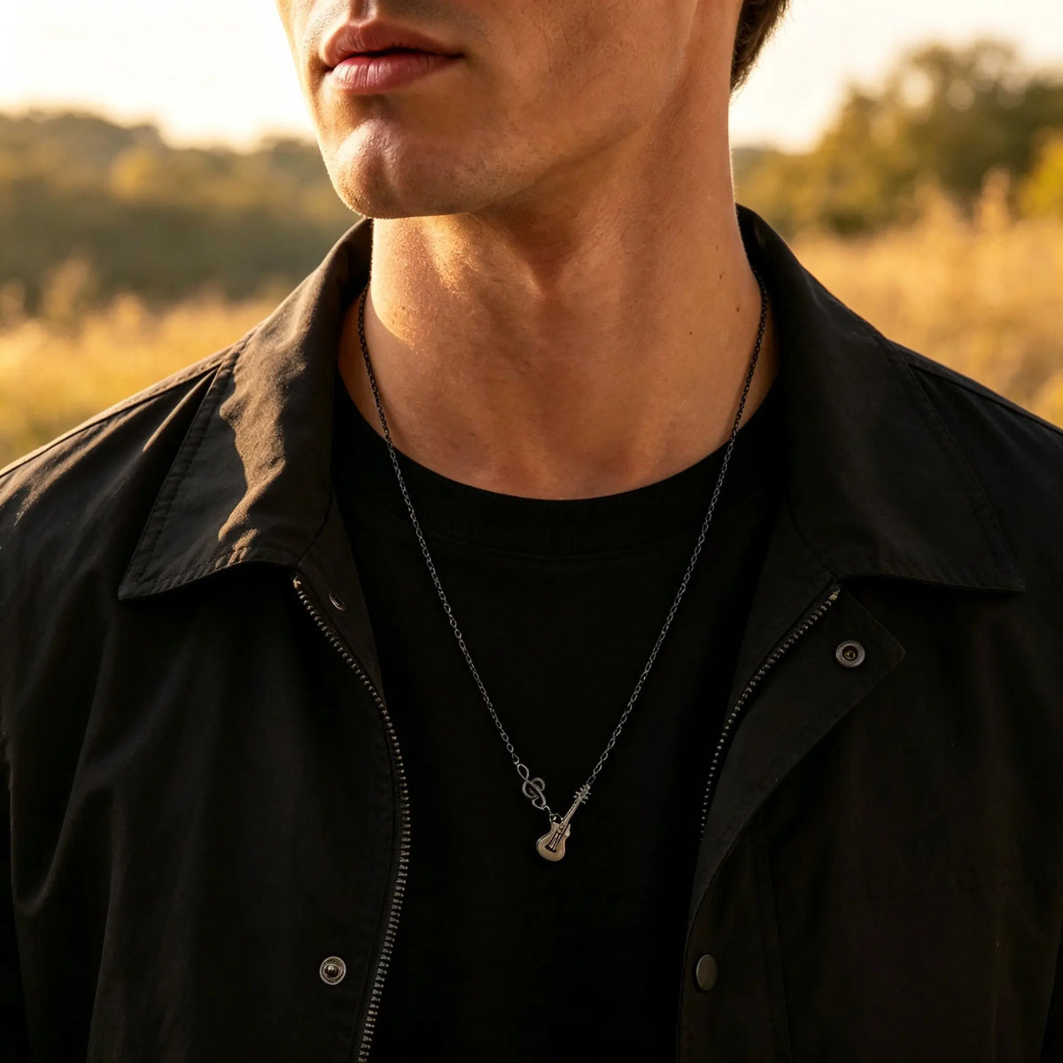 PENDRA Guitar Music Pendant Necklace