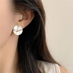 PENDRA Sterling Silver Studs Earrings
