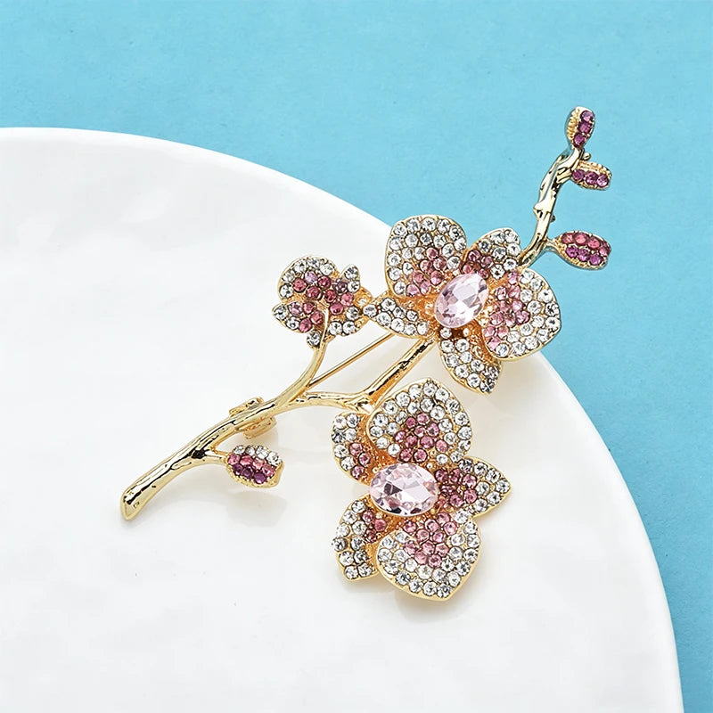 PENDRA Plumelle Beautiful Plum Blossom Brooch