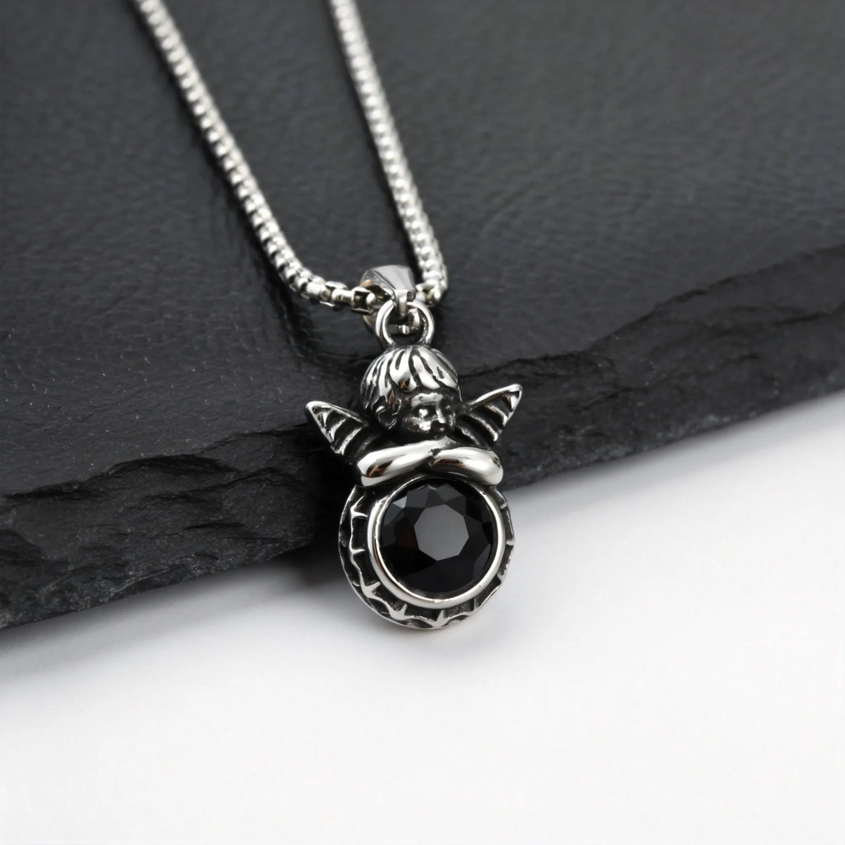 PENDRA Angel Stone Pendant Necklace