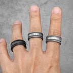 PENDRA Runes Nordic Boyfriend Steel Ring