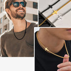 PENDRA Cross Square 2 Pendant Necklace