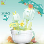 PENDRA Rose Sunflower Micro Building Set