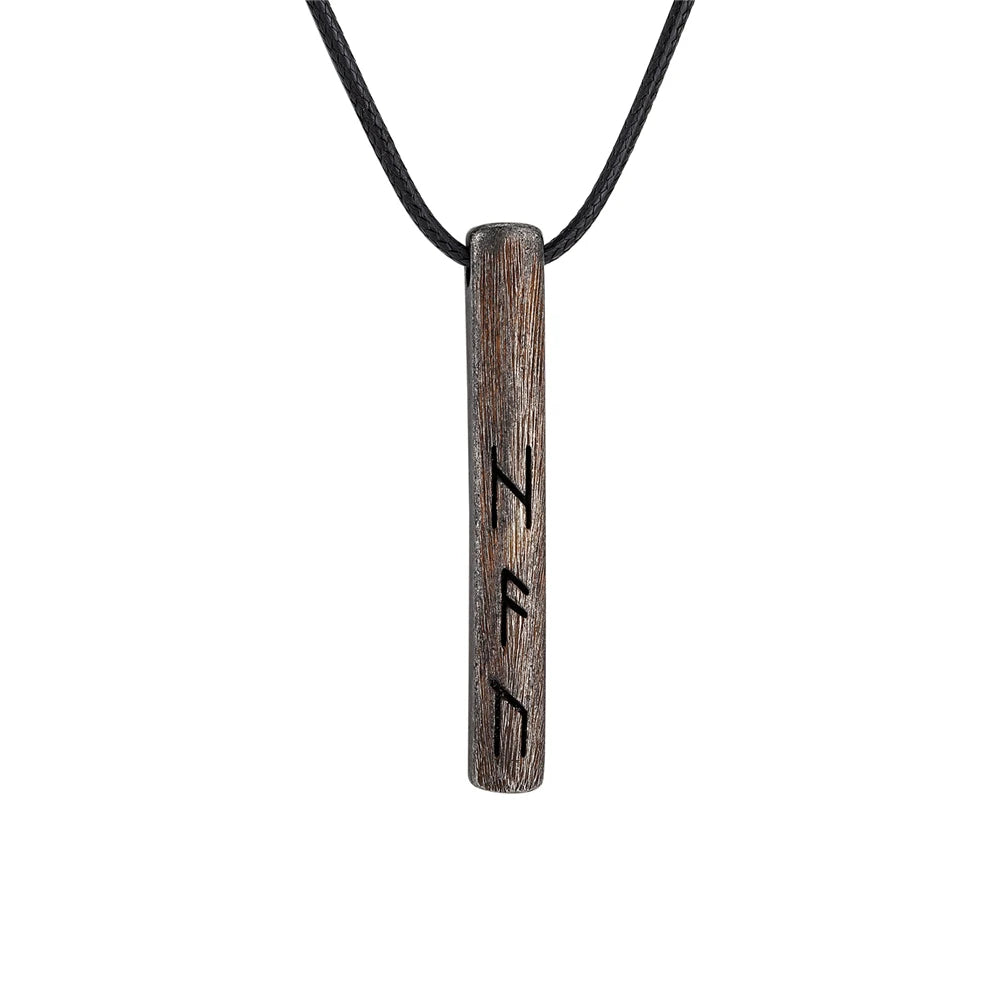 PENDRA Rune Norse Pendant Necklace