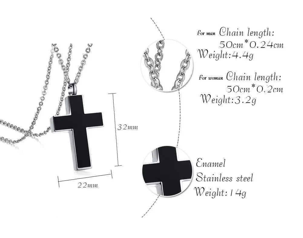PENDRA Cross Urn Pendant Necklace