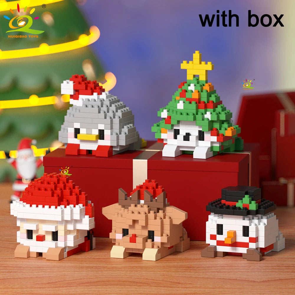 PENDRA Elk Deer Santa Building Set