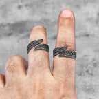 PENDRA Angel Wings Punk Ring